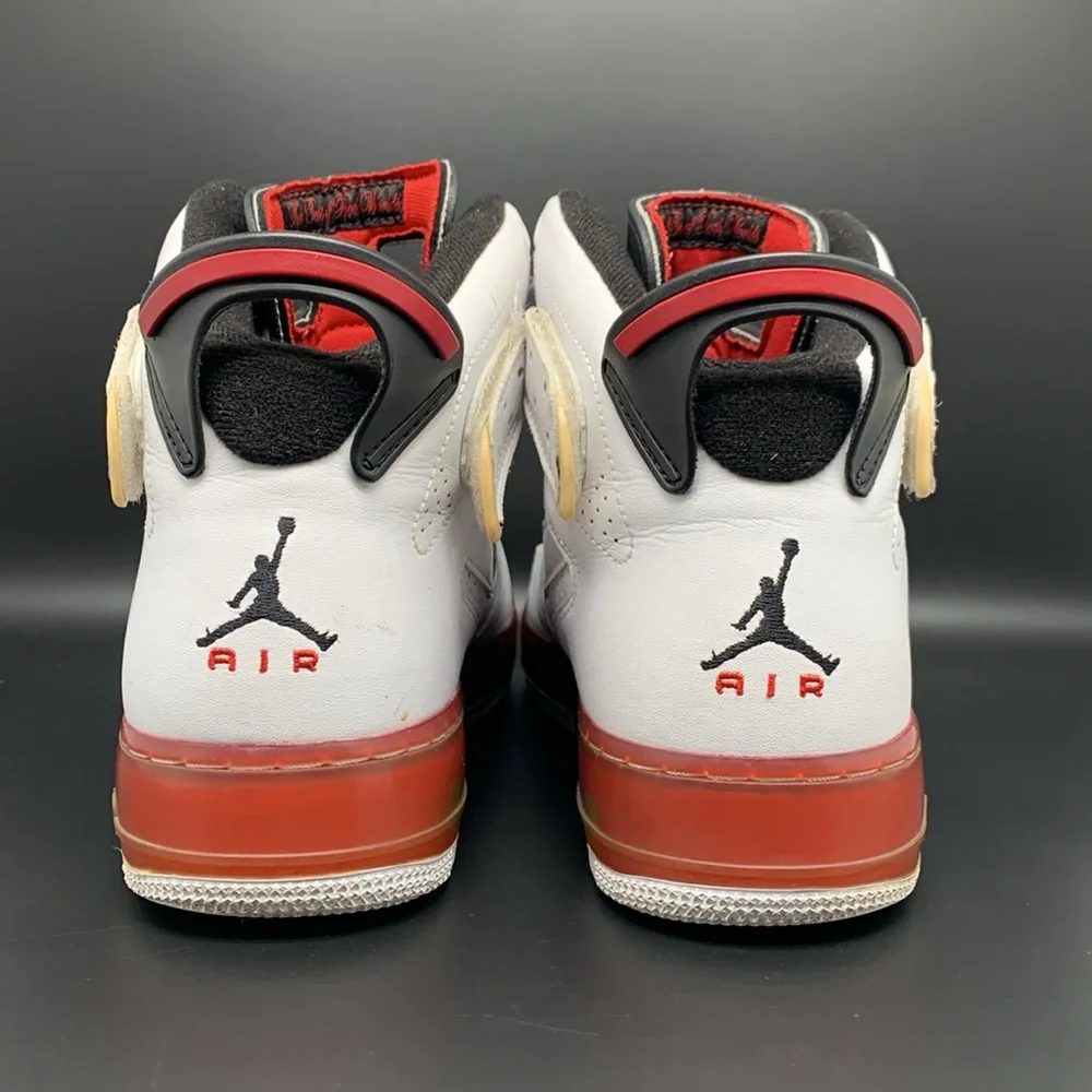 Jordan‎ Fusion 6 Varsity White Mid Shoes 343064-102 Men's Sz 10.5